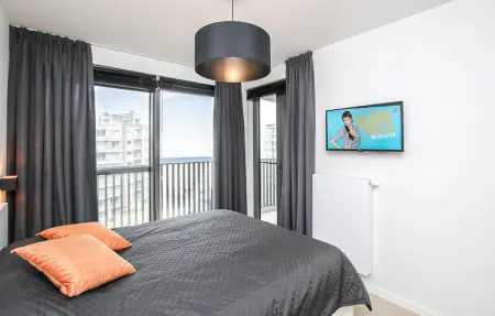 Residentie Crystal : appartement vue mer à Ostende, piscine et terrasse : photo 19