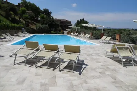 Location appartement à Volterra, Appartement près de Volterra vue panoramique