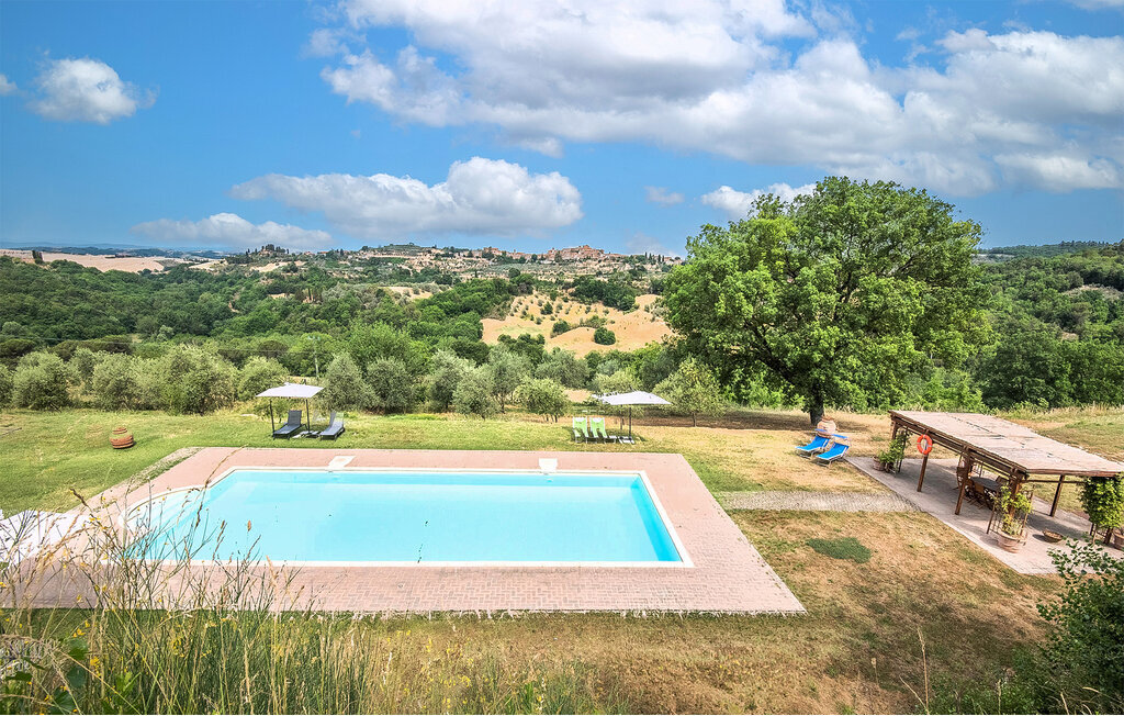 Appartement en pierre avec terrasse et piscine, Castelmuzio - Photo 1