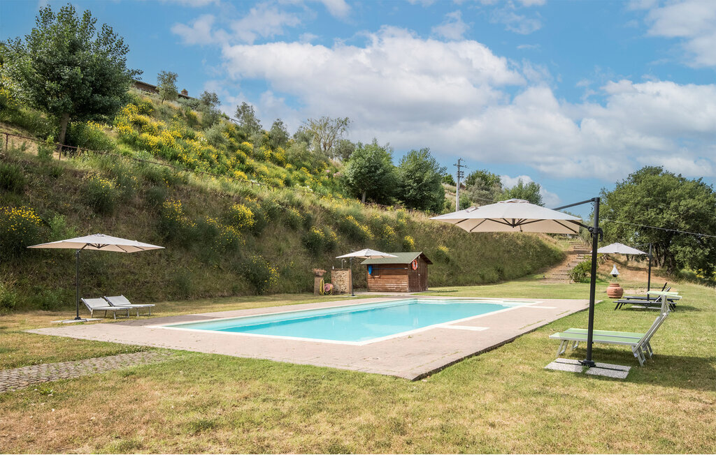 Appartement en pierre avec terrasse et piscine, Castelmuzio - Photo 12