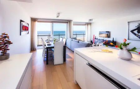 Appartement vue mer 2 chambres, plage de sable à Ostende : photo 14