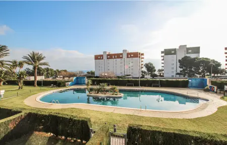 Appartement vue mer 2 chambres à Miami Playa, piscine partagée : photo 9