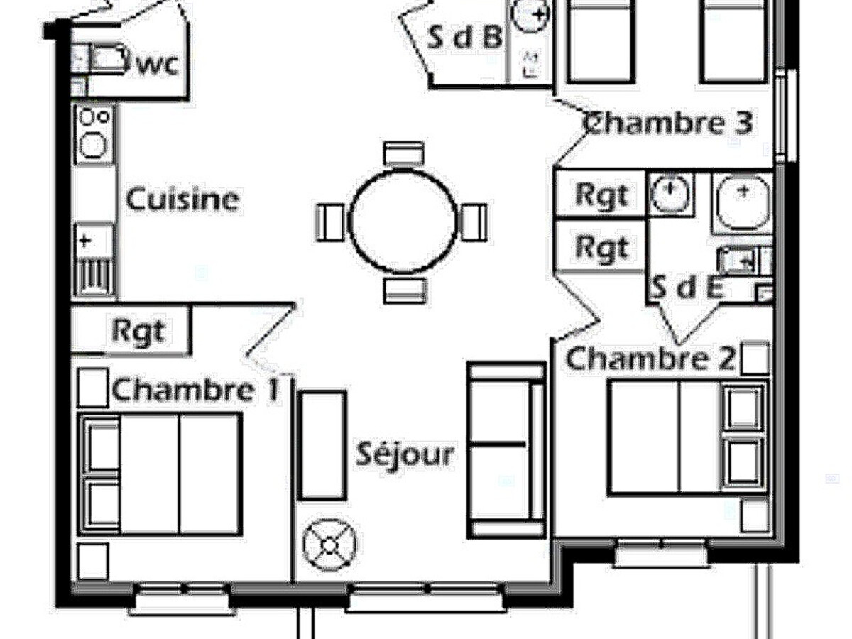 Appartement 8 pers. vue Beaufortain - Villard-sur-Doron - Photo 4