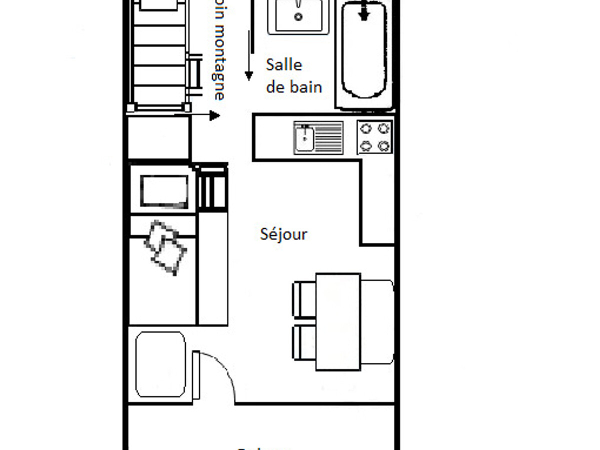 Studio 28m² Méribel, 50m des pistes, balcon vallée - Photo 9
