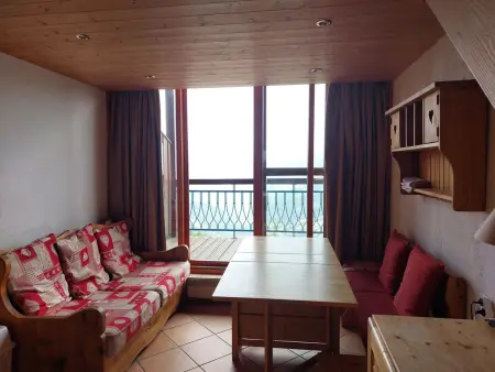 Duplex 4 pers. avec balcon et vue vallée, Les Arcs 1800 : photo 2