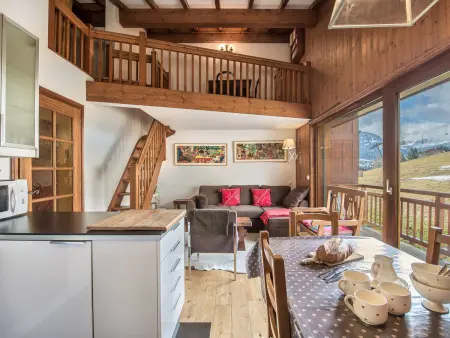 Location appartement à Megève, Appartement 3 pièces Megève - Animaux admis, Parking inclus