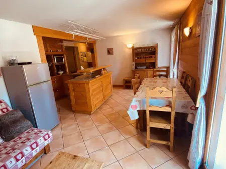 Location appartement à La Clusaz, Charmant 3 pièces à La Clusaz, WiFi, balcon sud