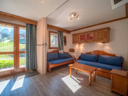 Studio 32m² centre station, terrasse sud face aux pistes : photo 2