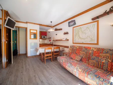 Studio 32m² centre station, terrasse sud face aux pistes : photo 5