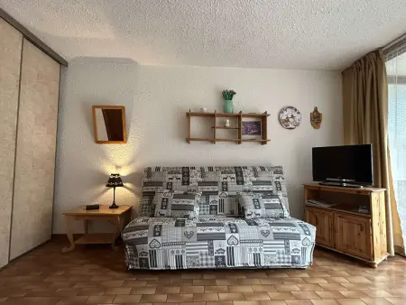 Studio 4 pers. balcon à Saint-Chaffrey, parking et casier ski : photo 12
