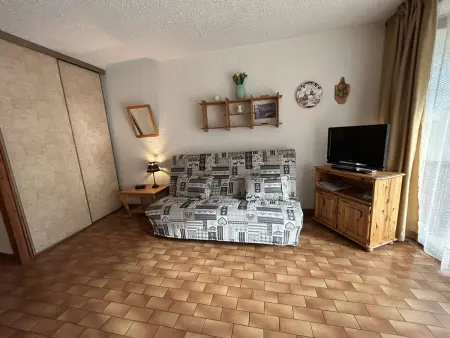 Studio 4 pers. balcon à Saint-Chaffrey, parking et casier ski : photo 14