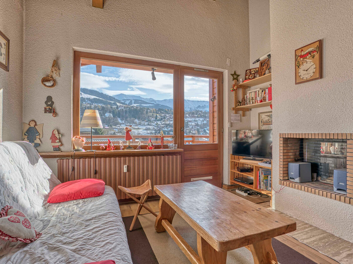 Appartement 2 pièces mezzanine à Megève, 5 min des pistes - Photo 1