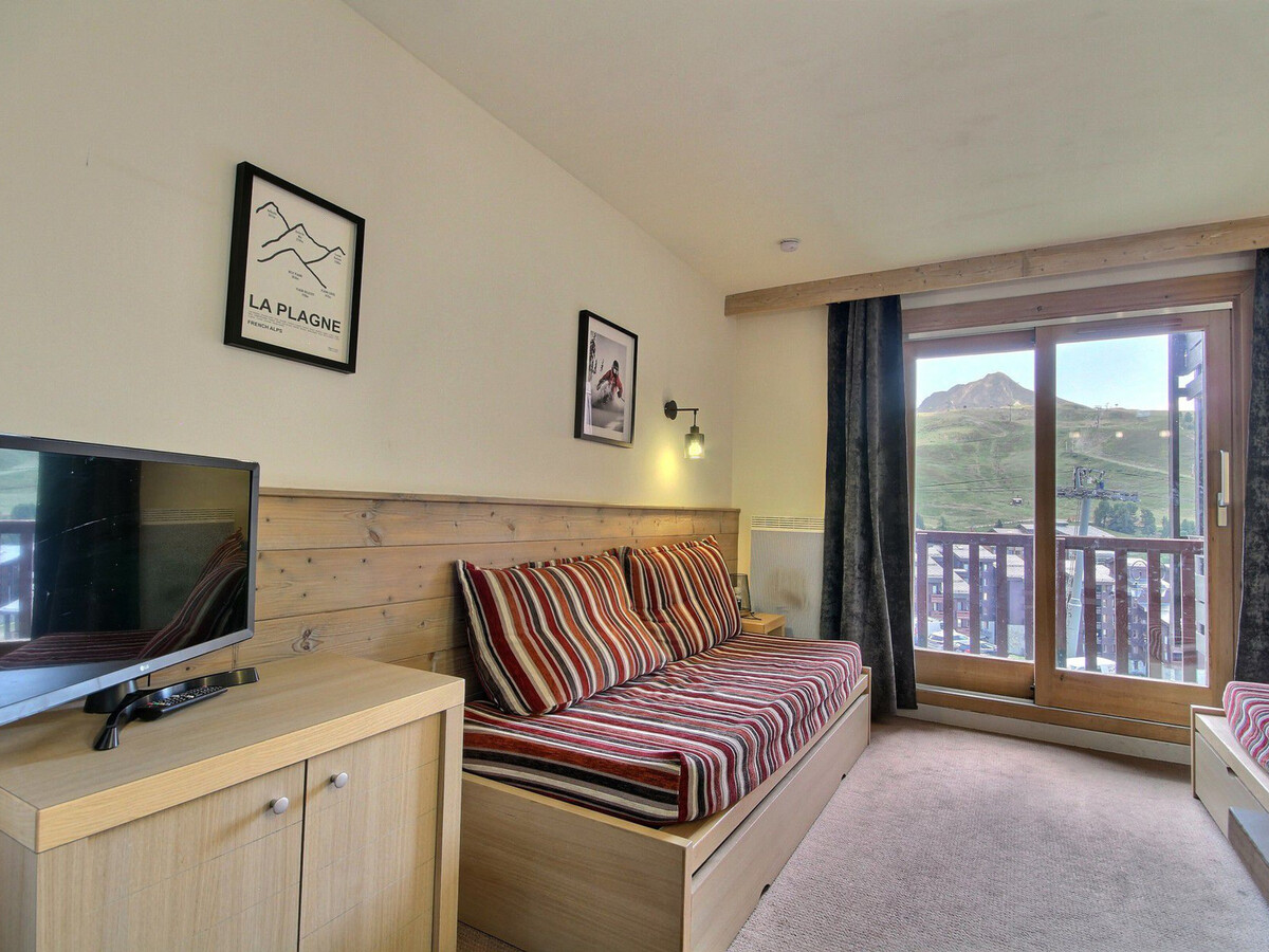 Appartement 2 pièces vue domaine skiable, 2 balcons à Belle Plagne - Photo 2