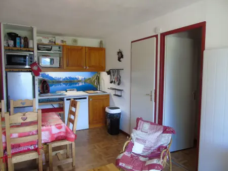 Appart 2 pièces + cabine 6 pers., 200m télésièges : photo 2
