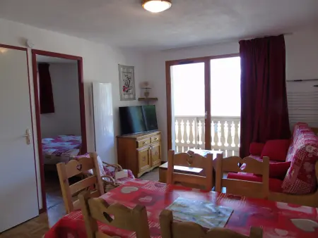 Appart 2 pièces + cabine 6 pers., 200m télésièges : photo 3