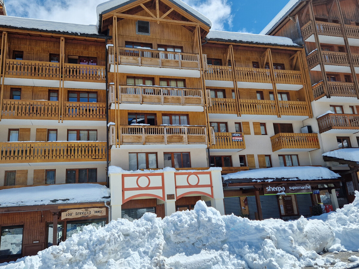 Studio 19m² Valfréjus, 100m télécabine, balcon ouest - Photo 10