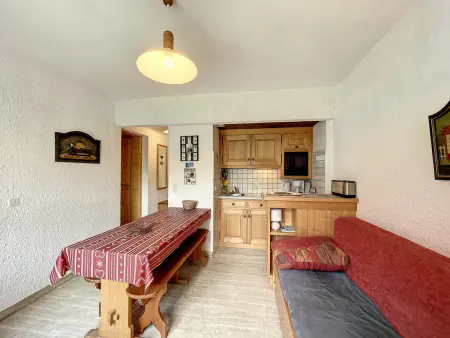 Appartement cosy avec balcon et casier à skis au pied des pistes à Combloux : photo 6