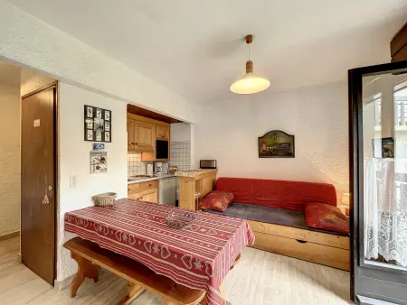 Appartement cosy avec balcon et casier à skis au pied des pistes à Combloux : photo 8