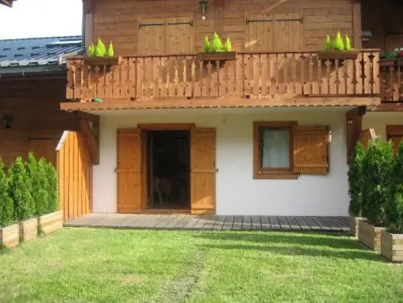 Appartement 2 pièces cabine Les Houches, terrasse Mont-Blanc : photo 8