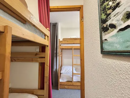 Studio cabine 6 pers. au pied du téléski - Parking : photo 13