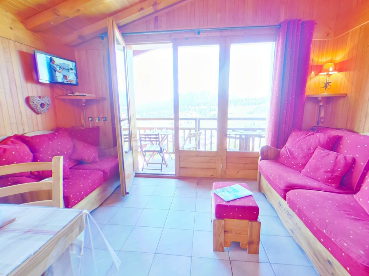 Appartement 2 pièces Les Saisies, vue Mont Bisanne, balcon sud - Photo 2