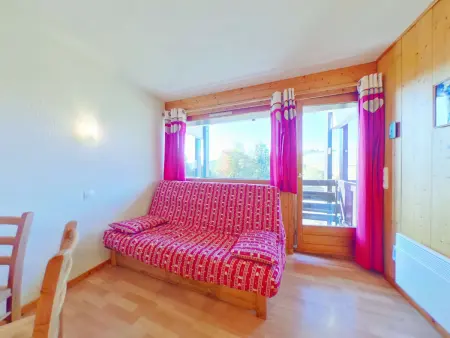 Studio 4 pers aux Saisies, balcon sud face Mont Bisanne : photo 6