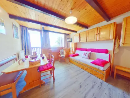 Location appartement à Les Saisies, Studio cosy Les Saisies pour 4 pers. avec balcon