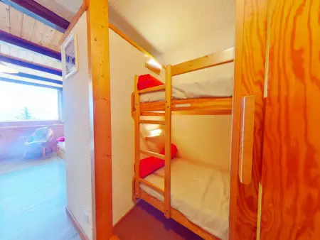 Studio alcôve Les Saisies, balcon, 4 personnes : photo 5