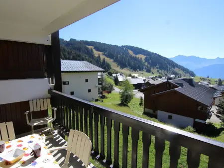 Studio alcôve Les Saisies, balcon, 4 personnes : photo 9