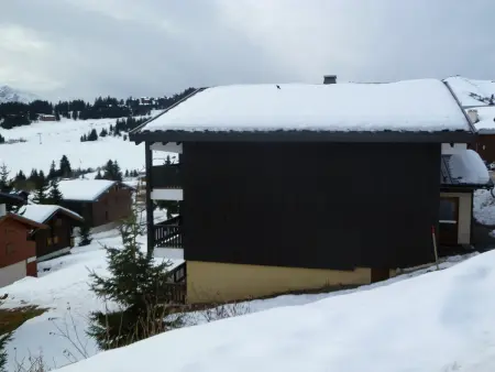 Studio alcôve Les Saisies, balcon, 4 personnes : photo 12
