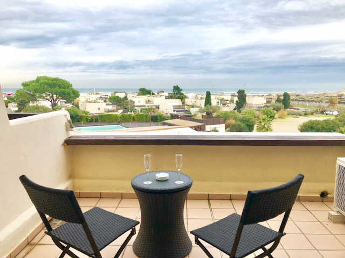 Studio climatisé 2 pers. avec piscine à Cap d'Agde - Photo 2