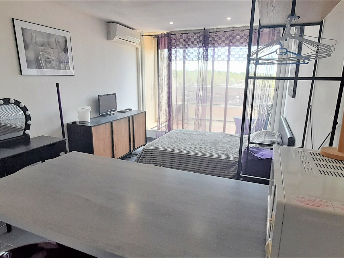 Studio climatisé Cap d'Agde, terrasse mer et parking - Photo 5