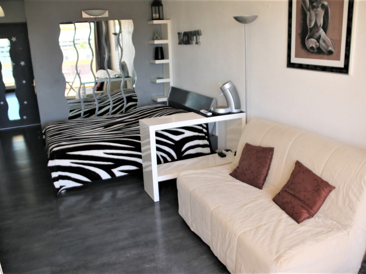 Studio climatisé 2 pers, terrasse sud - Cap d'Agde - Photo 5
