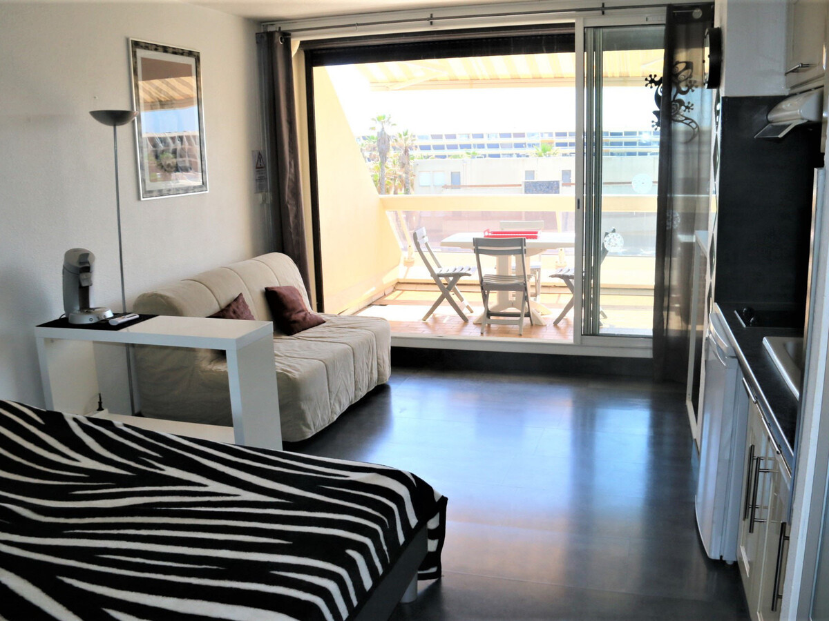 Studio climatisé 2 pers, terrasse sud - Cap d'Agde - Photo 8