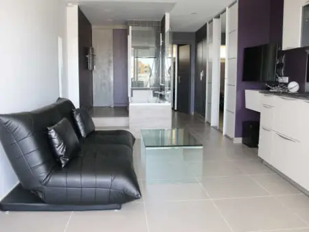 Appartement 2 pers. climatisé, terrasse vue port – Cap d'Agde : photo 4