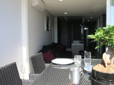 Appartement 2 pers. climatisé, terrasse vue port – Cap d'Agde : photo 8