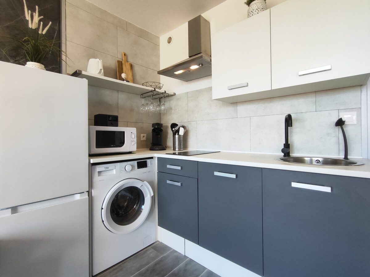 Appartement climatisé 4 pers., 2 balcons à Agde - Photo 6