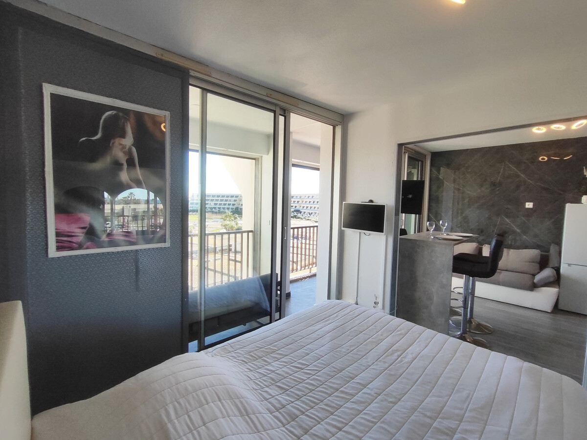Appartement climatisé 4 pers., 2 balcons à Agde - Photo 8