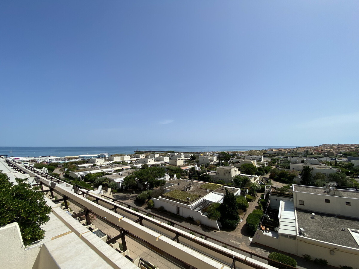 Studio climatisé Cap d'Agde, terrasse vue mer 8m² - Photo 9