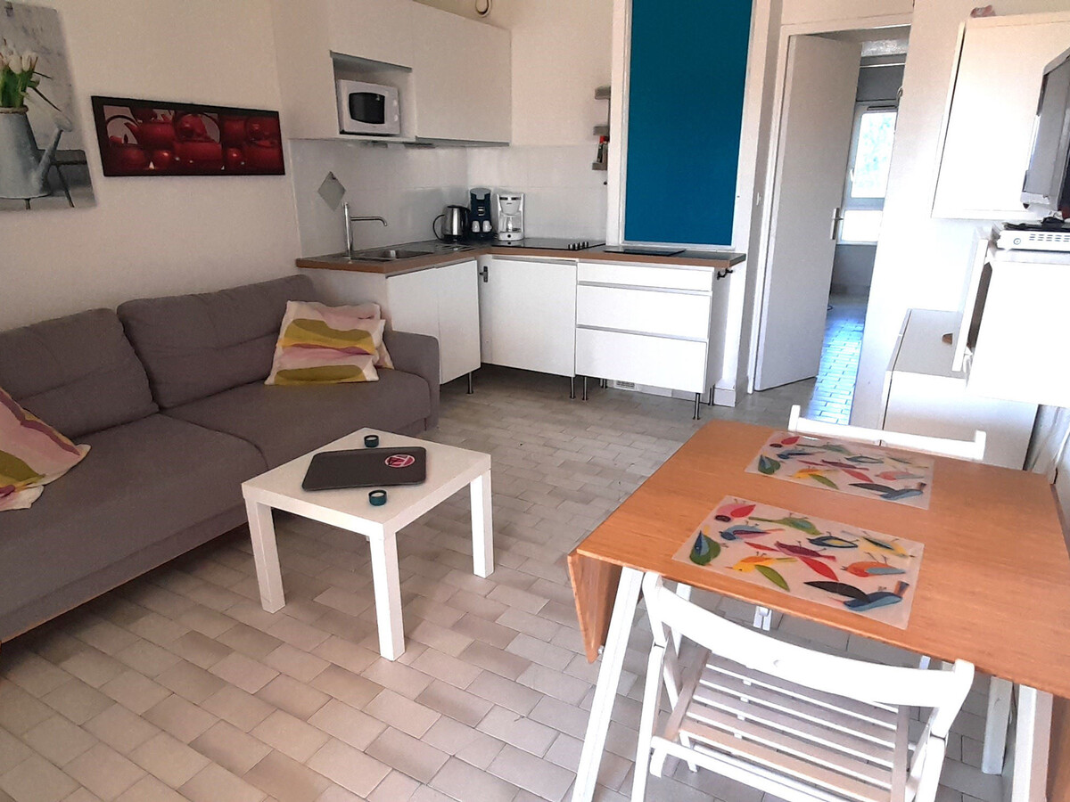 Appart 2P climatisé Cap d'Agde, terrasse et parking - Photo 4