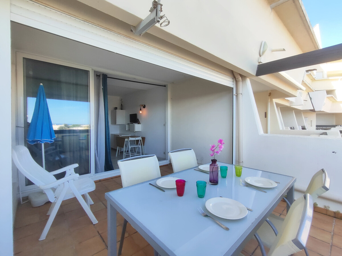 Appart 2P climatisé Cap d'Agde, terrasse et parking - Photo 11