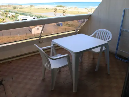 Studio 2 pers. terrasse vue mer, parking au Cap d'Agde : photo 2