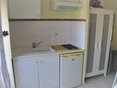 Studio 2 pers. terrasse vue mer, parking au Cap d'Agde : photo 4