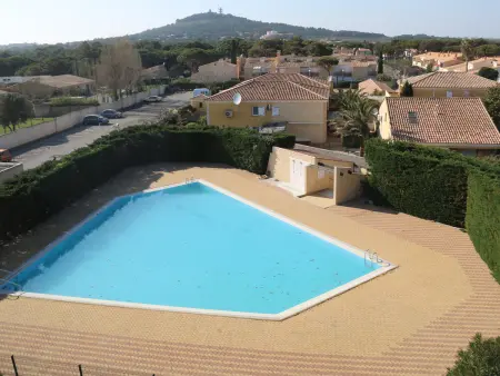 Location appartement à Cap d'Agde naturisme, Studio avec Piscine et Parking au Cap dAgde
