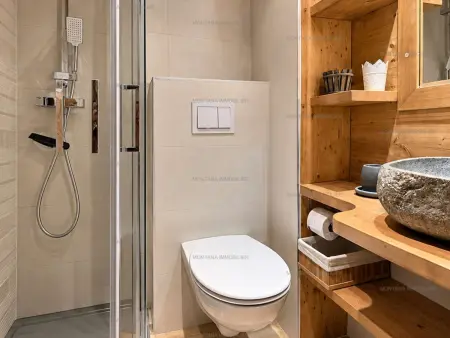 Appartement montagnard 6 pers. au Grand-Bornand, balcon vue village : photo 6