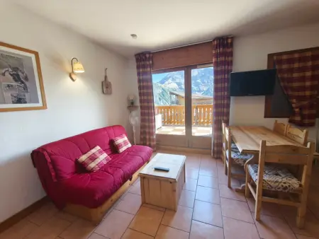 Location appartement à Orcières Merlette, Appartement cosy 5 personnes avec parking à Orcières