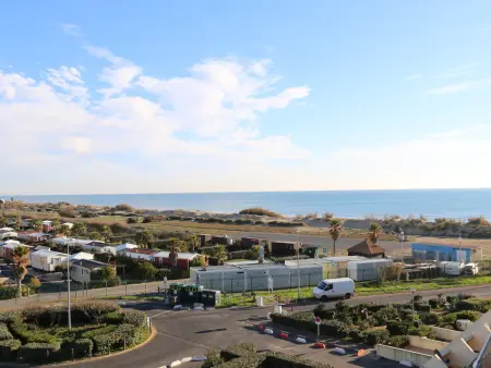 Location appartement à Cap d'Agde naturisme, Studio cosy à 50m de la plage avec terrasse et parking
