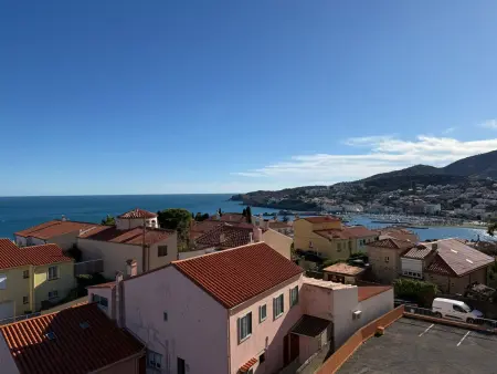 T2 Banyuls-sur-Mer, vue mer et parking couvert : photo 4