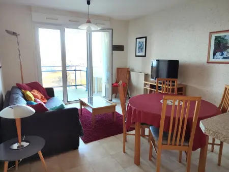 Appartement vue mer face plage Coz-Pors à Trégastel : photo 11