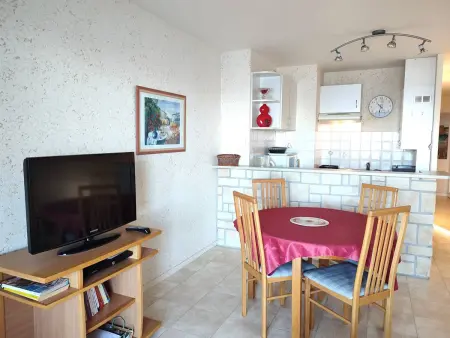 Appartement vue mer face plage Coz-Pors à Trégastel : photo 12